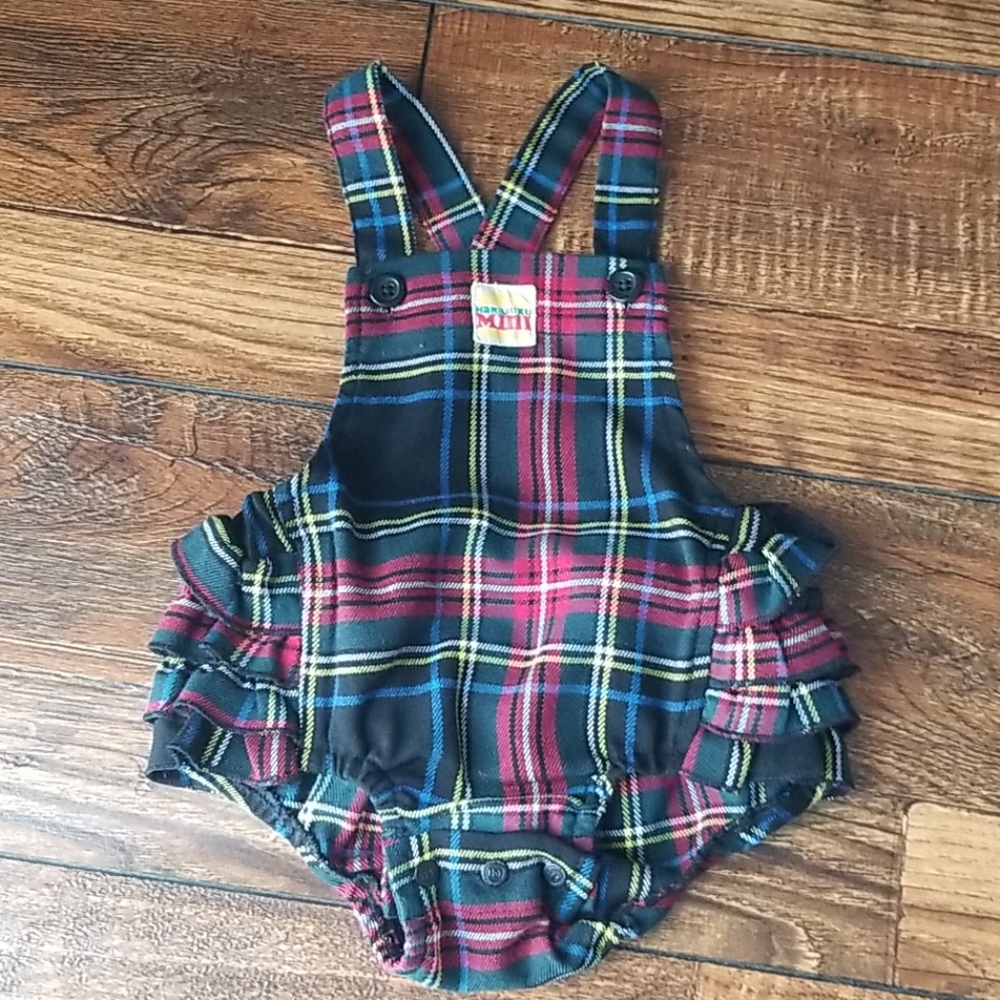 Harijuku Mini (Target x Gwen Stefani) Plaid ruffled romper/jumper